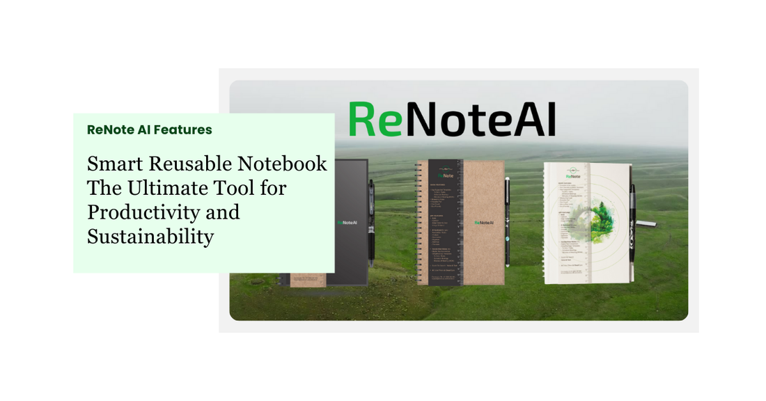 ReNote AI Smart Reusable Notebook: The Ultimate Tool for Productivity and Sustainability