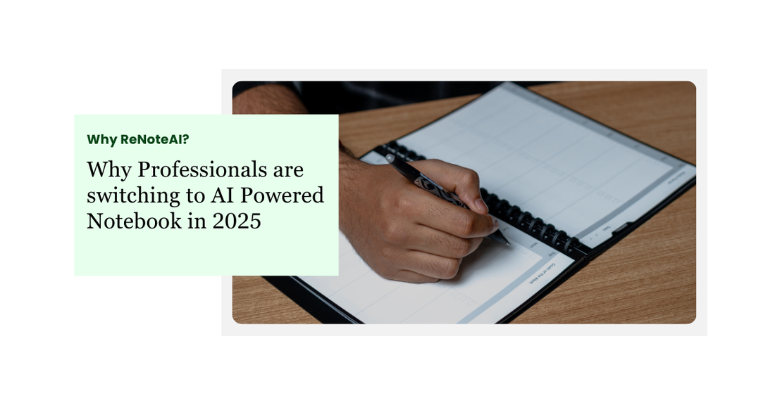 Why Professionals Are Switching to AI-Powered Notebooks in 2025