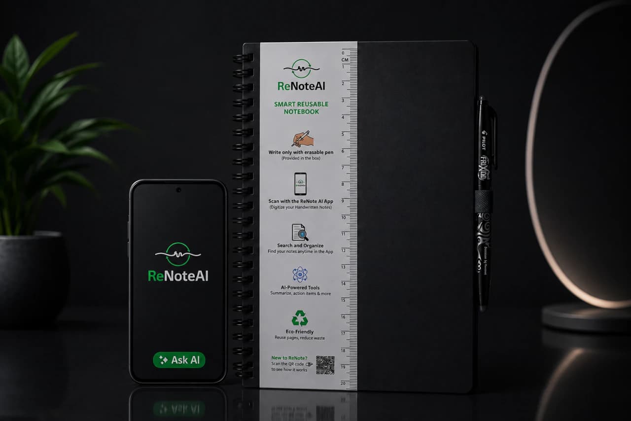 Sleek black design with reusable, waterproof, non-tearable, and eco-friendly pages.Crafted for modern creators who prefer a bold, premium style.