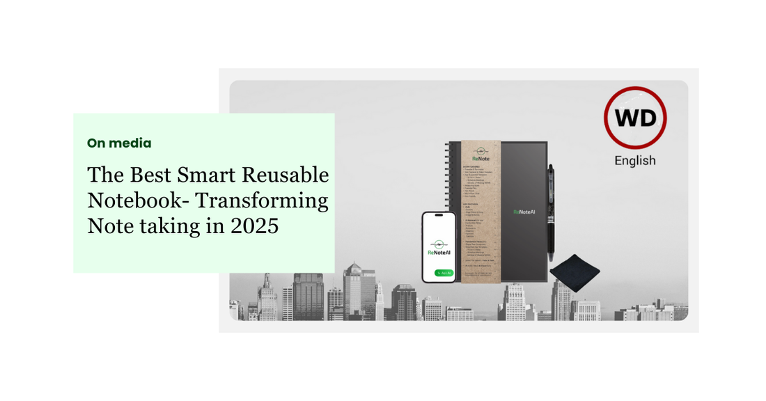 ReNote AI: The Best Smart Reusable Notebook Transforming Note-Taking in 2025
